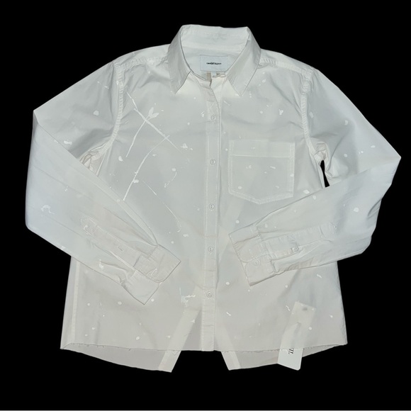 Current Elliott Cross-Back Ivie Shirt Size 0 - Picture 6 of 13